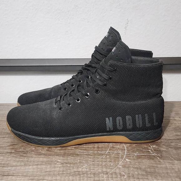 Nobull Outwork High Top Men's Crossfit Gym Training Shoes Sneaker Size 12 Black - Picture 1 of 9